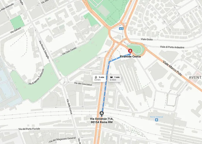 Hostly-the Piramide Soul Roma-10min To Colosseum *